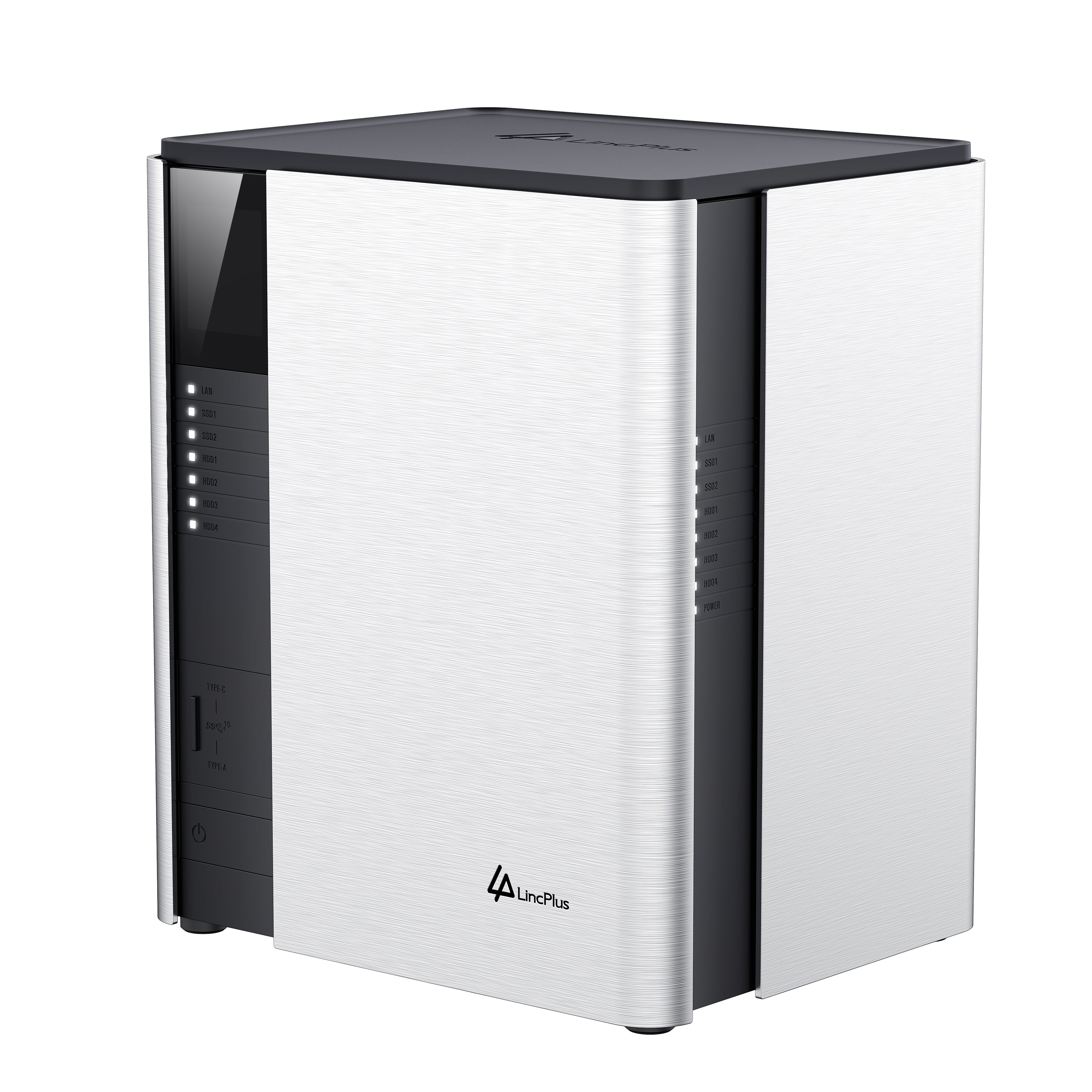 LincPlus LincStation S1 6-Bay NAS | 8 GB RAM + 128 GB ROM | Bis zu 112 TB (festplattenlos)