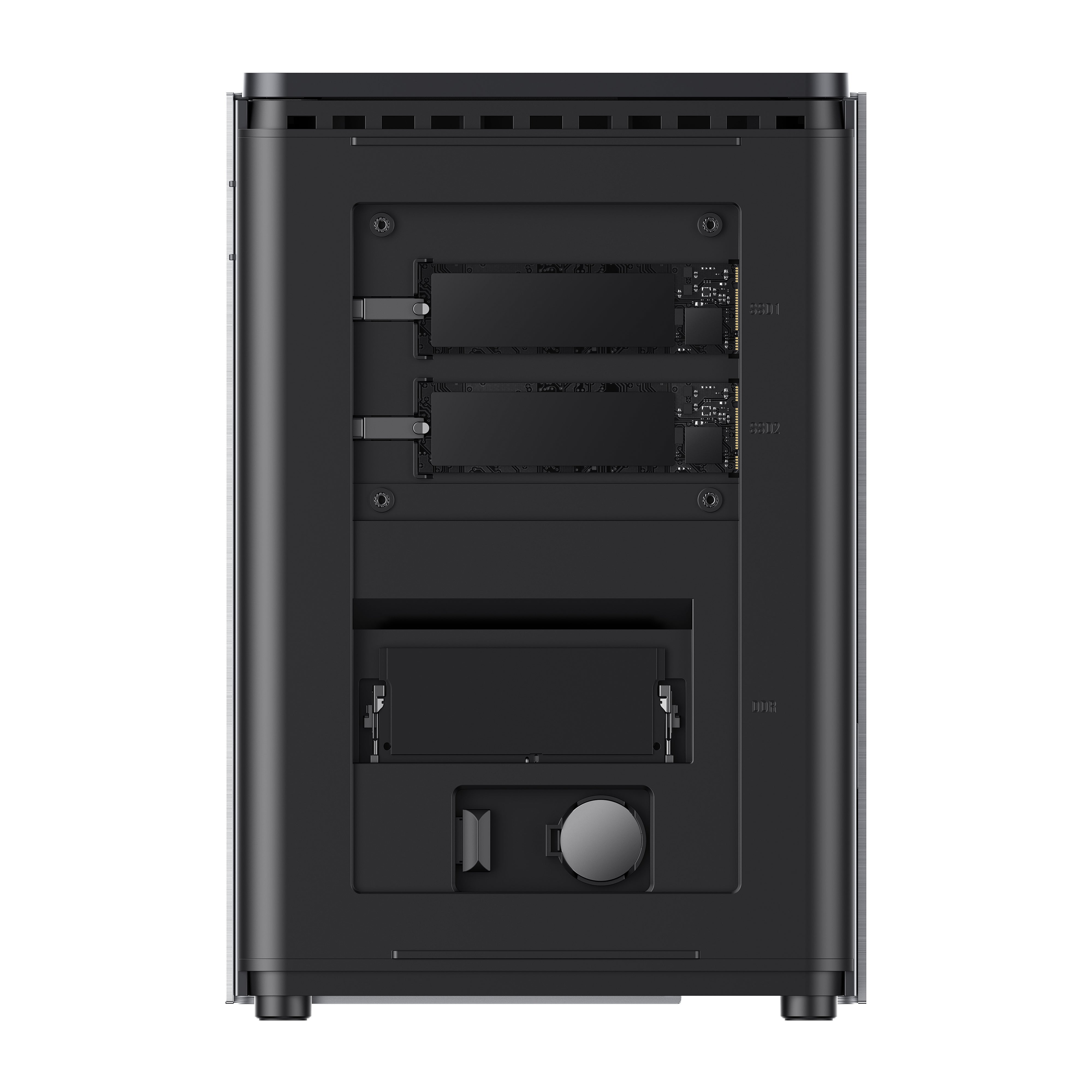 LincPlus LincStation S1 6-Bay NAS | 8 GB RAM + 128 GB ROM | Bis zu 112 TB (festplattenlos) Schwarz und Grau