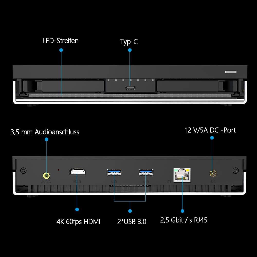 LincPlus LincStation N1 6-Bay SSD NAS | 16GB RAM+128G ROM | Storage 6x8TB SSD (Diskless)